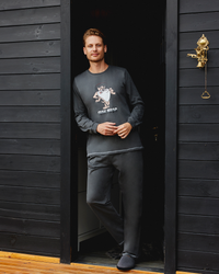 Funk Music Men's Long Sleeve Summer Melton Pajamas