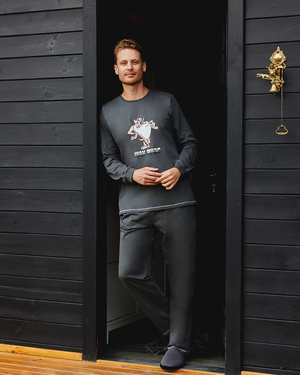 Funk Music بيجاما رجالي كم طويل سمر ميلتون