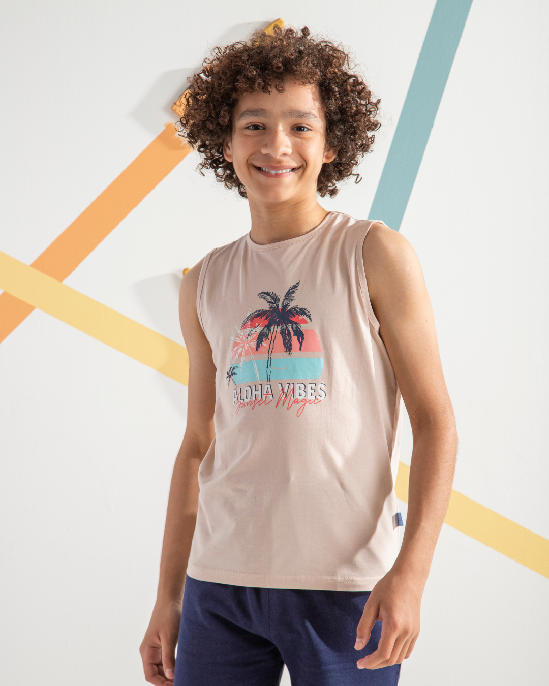 Aloha Vibes تيشرت اولادي كت قطن 100%