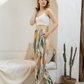 Women's viscose pants printed in colors
