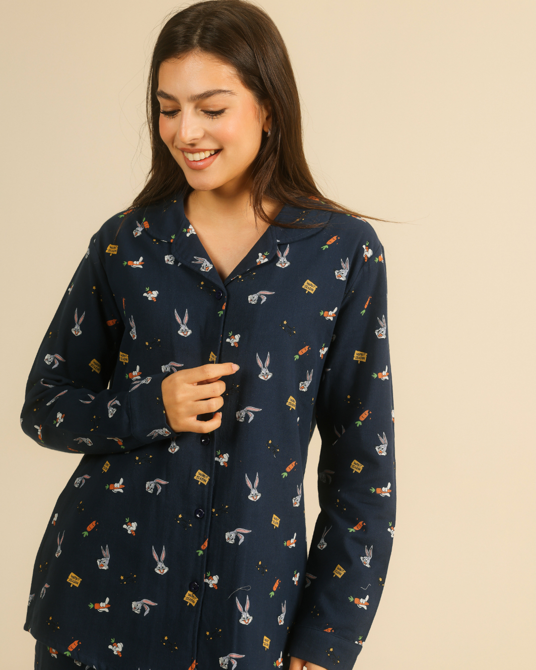 Bugs Bunny button up classic pajama