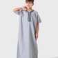 Boys' Jalabiya Half Sleeve Plain Embroidered