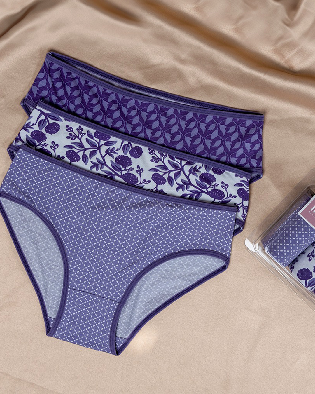 باك حريمي منقوش 3ق فسكوز ميدرايس