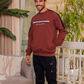 SPECHERS PERFORMANCE Men's Round Neck Pajama with Chest Print