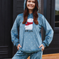 Hello Winter Ladies's Soft Elastane Velvet Pajamas 