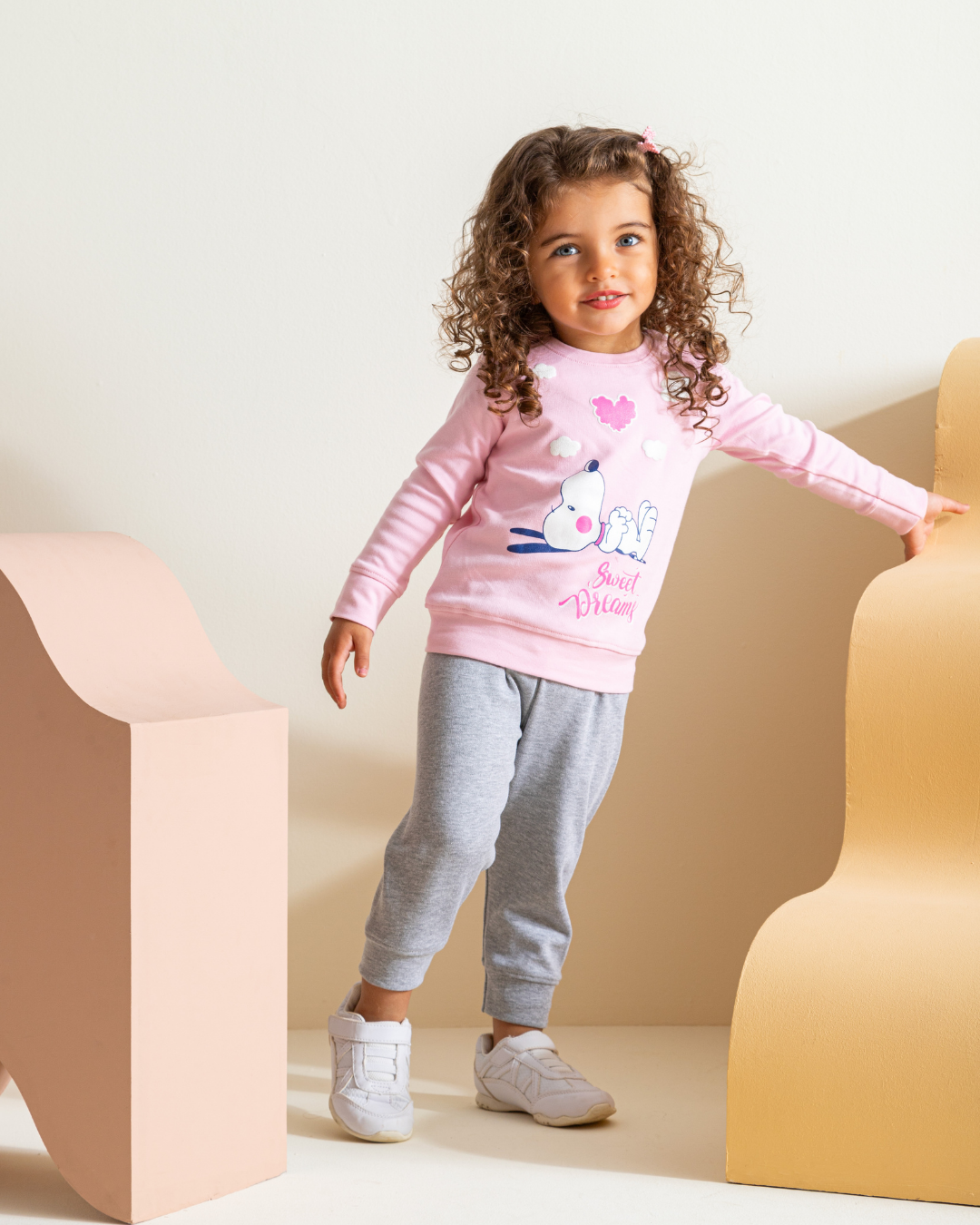 Best Dreams  بيجامه بناتي طقم طباعة انترلوك