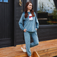 Hello Winter Ladies's Soft Elastane Velvet Pajamas 