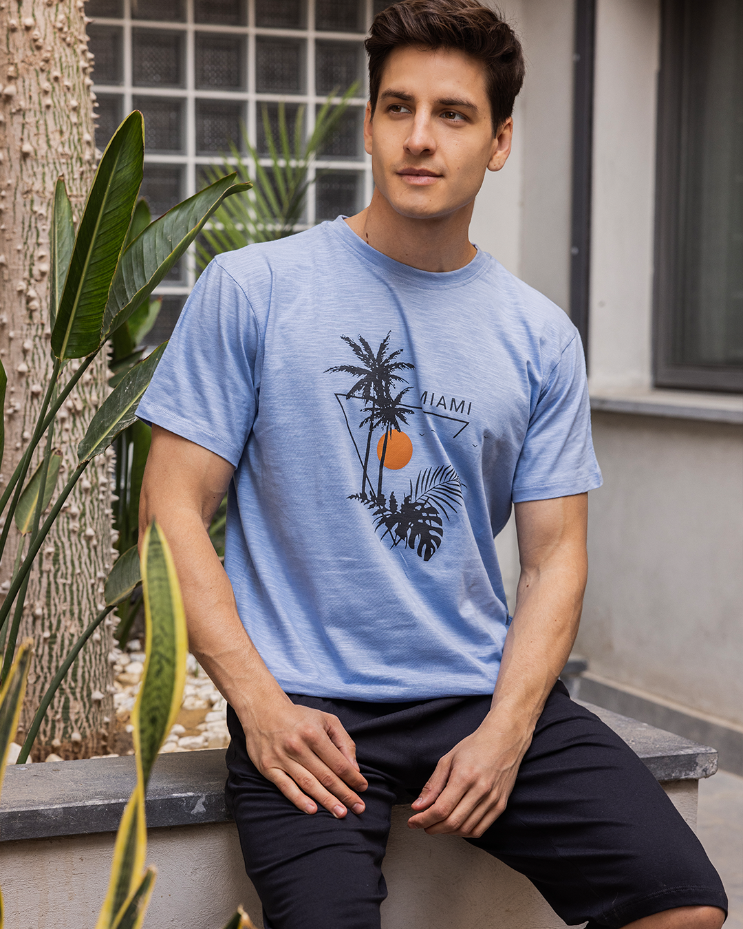 Pentacore Miami men's pajamas with half sleeves