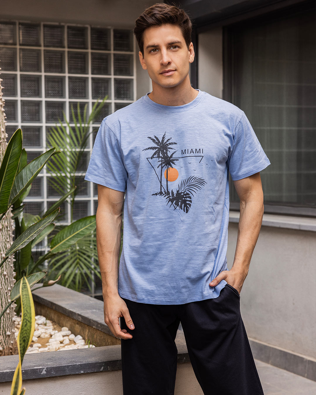 Pentacore Miami men's pajamas with half sleeves