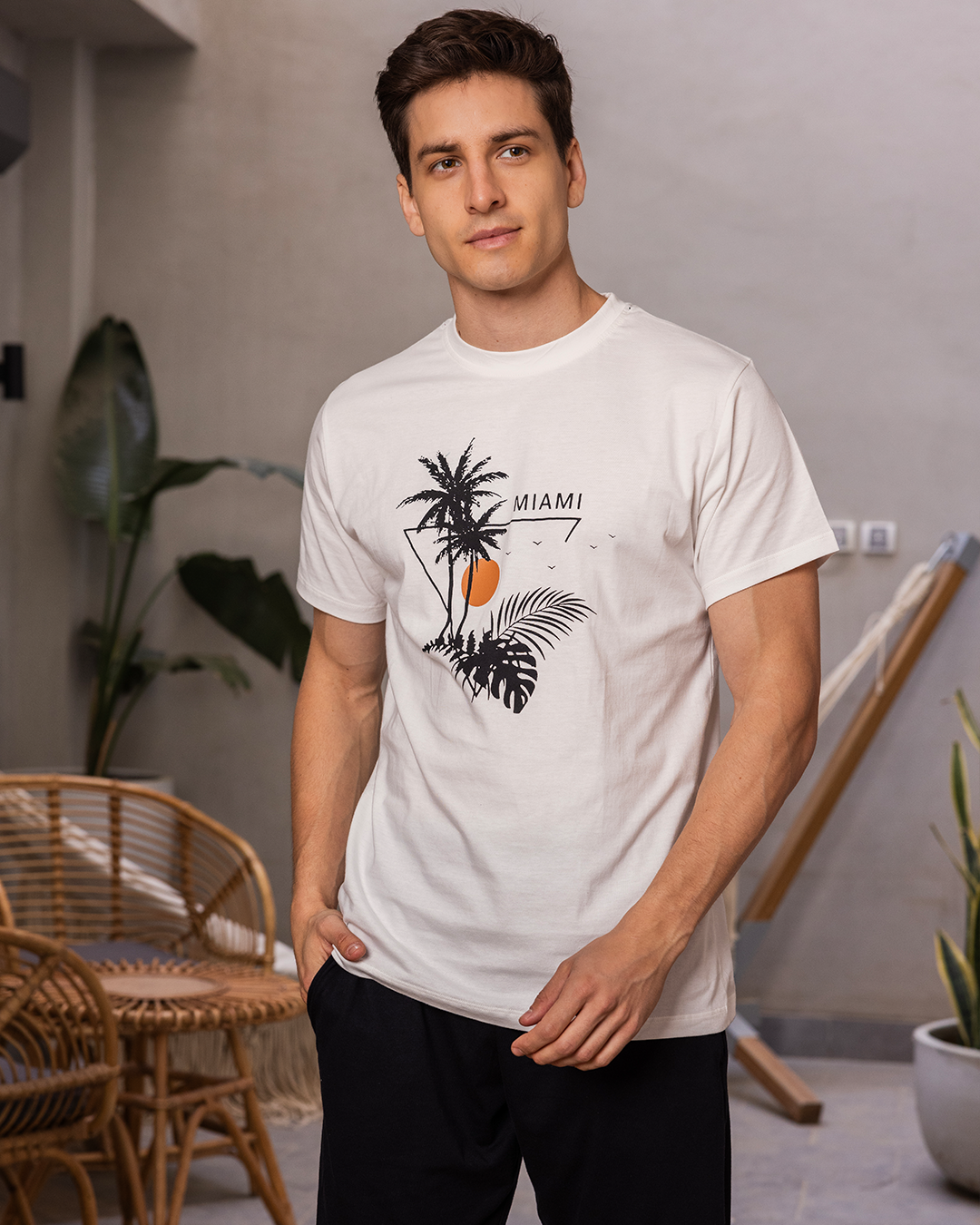 Pentacore Miami men's pajamas with half sleeves