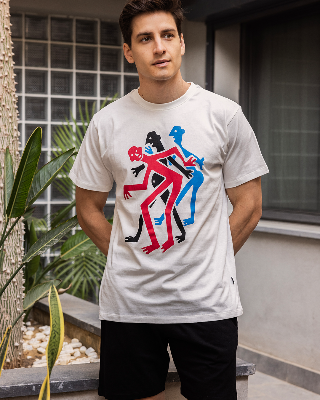 بيجامه رجالي نص كم دوران طق الهياكل شورت