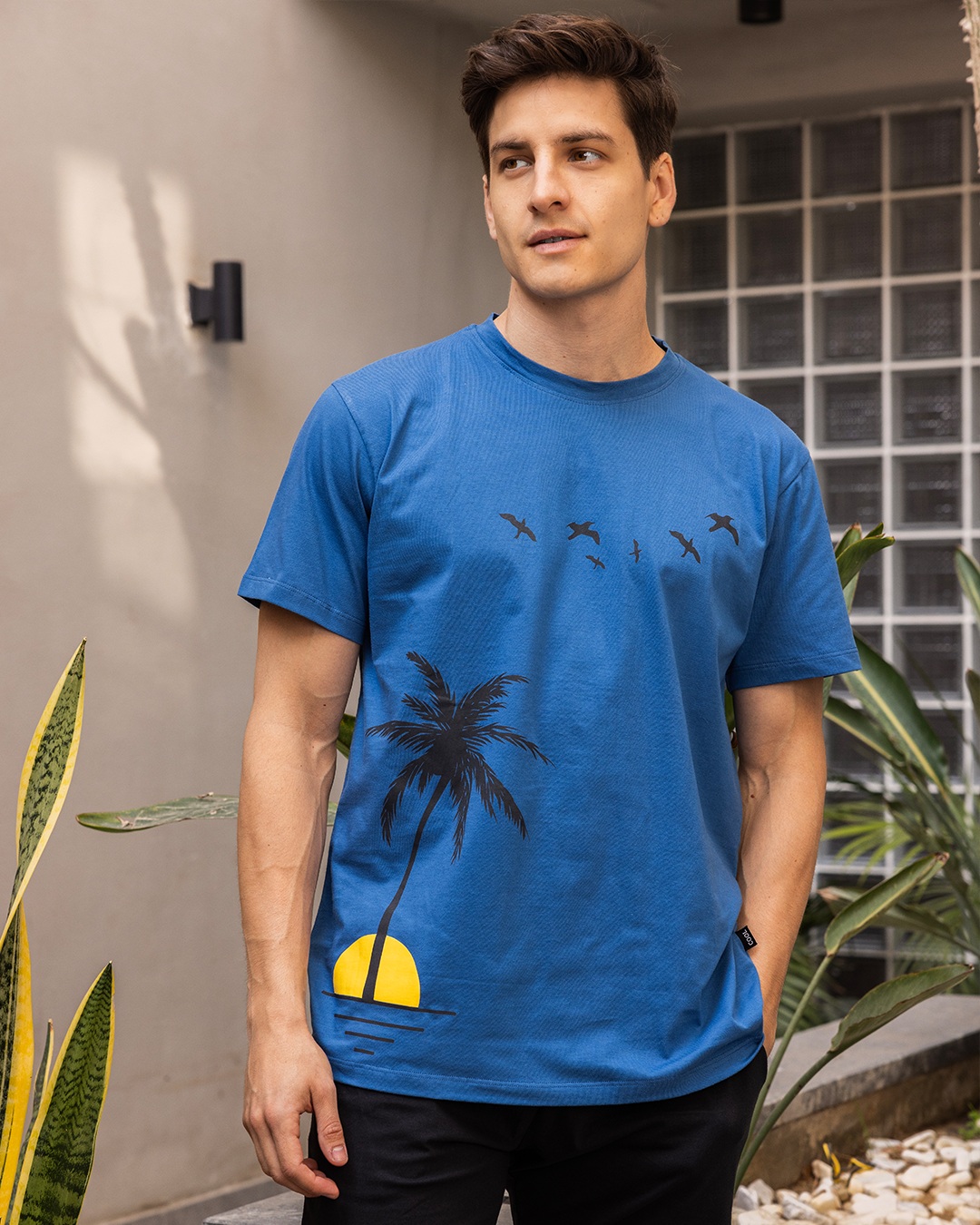 بيجامه رجالي نص كم دوران طق العصافير شورت