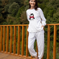 Love Forever Ladie's Soft Elastane Velvet Pajamas
