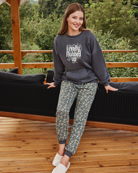 i Really Flubbed Up Ladies Fleece Pajama