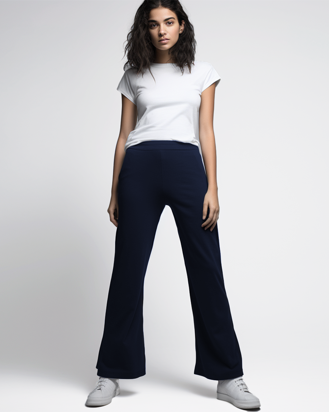 pantalon wide leg polyamid بنطلون حريمي رجل واسعه
