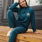 Sleepy Bear Women's Pajama High Collar