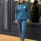 Sleepy Bear Women's Pajama High Collar