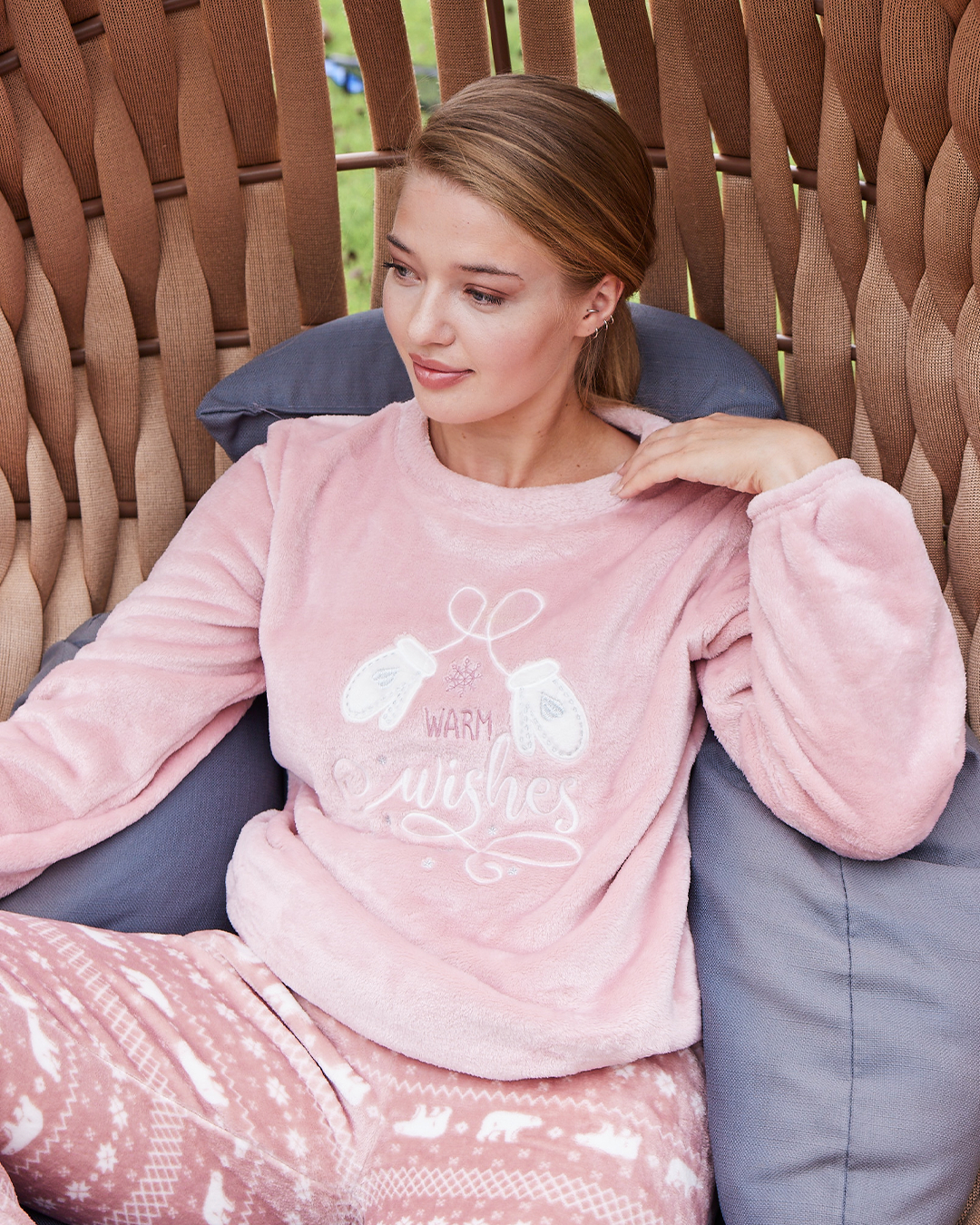 Warm Whishes Women's Polar Pajamas