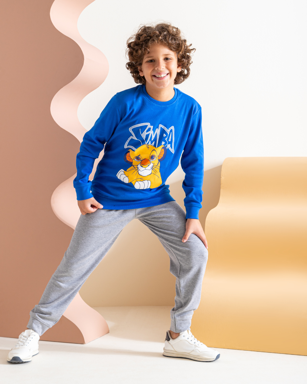 Simba boys' pajamas, interlock print set