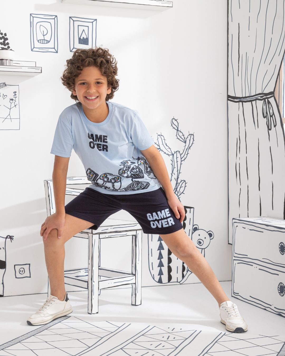 اطفالي game over بيجامه اولادي