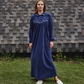 Women Cashmere embroidered   night gown  