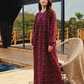 Long sleeve floral night gown