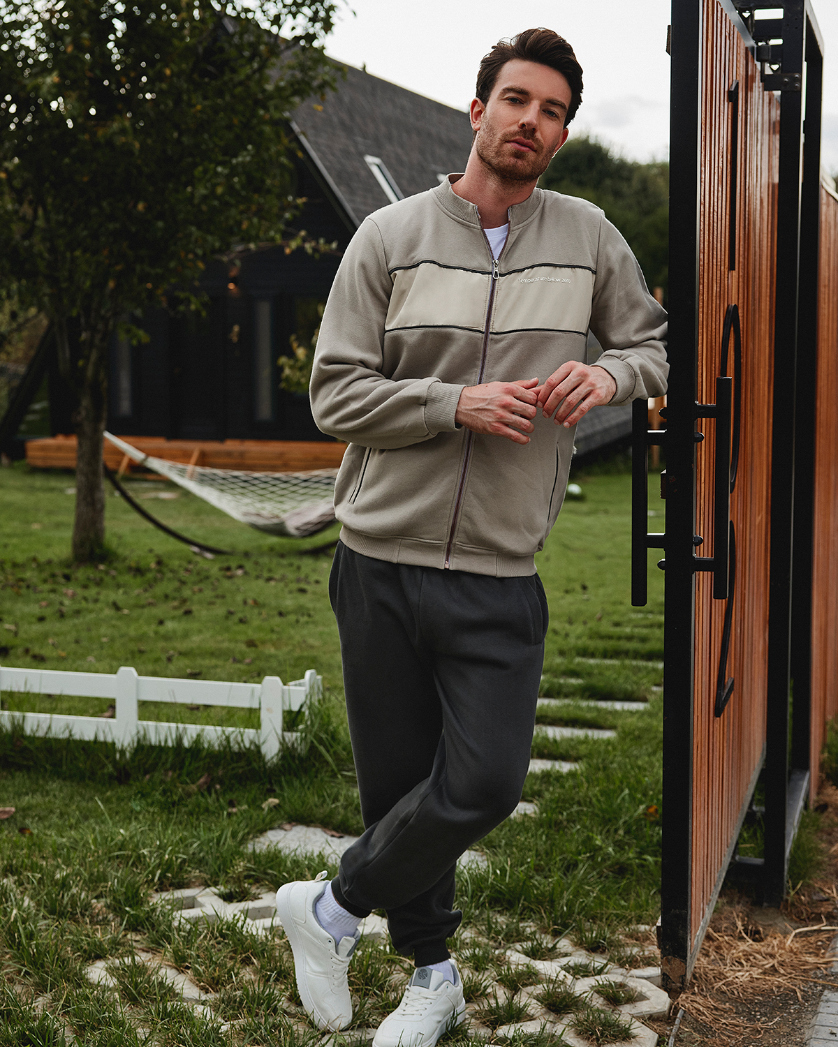 Men's Melton Pajama with zipper and waterproof Cut Temperature below zero 