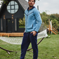 Men's Milton pajamas with a zipper and a cabochon