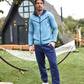 Men's Milton pajamas with a zipper and a cabochon