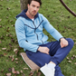 Men's Milton pajamas with a zipper and a cabochon