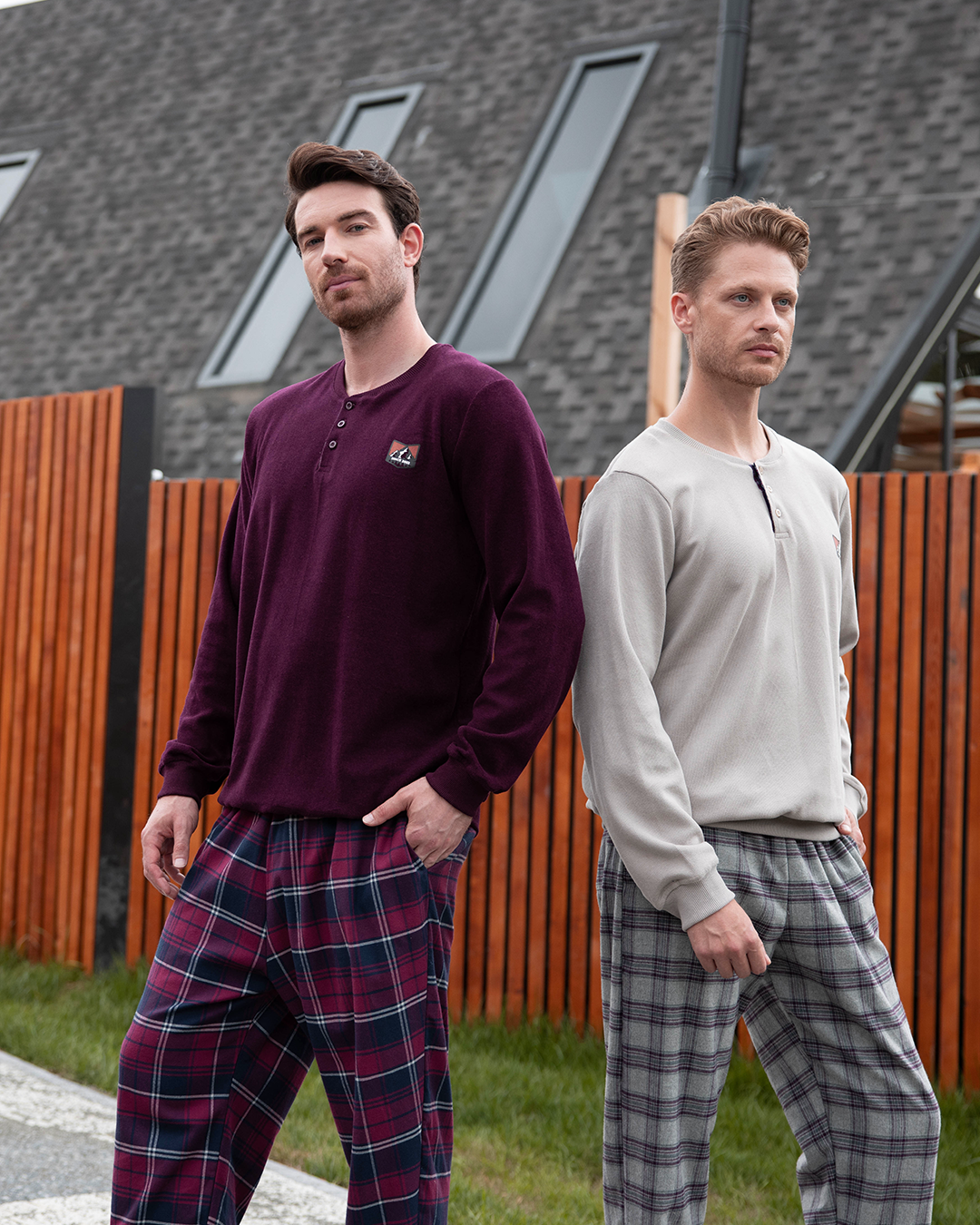 بيجاما رجالي كاشمير Mountain badge