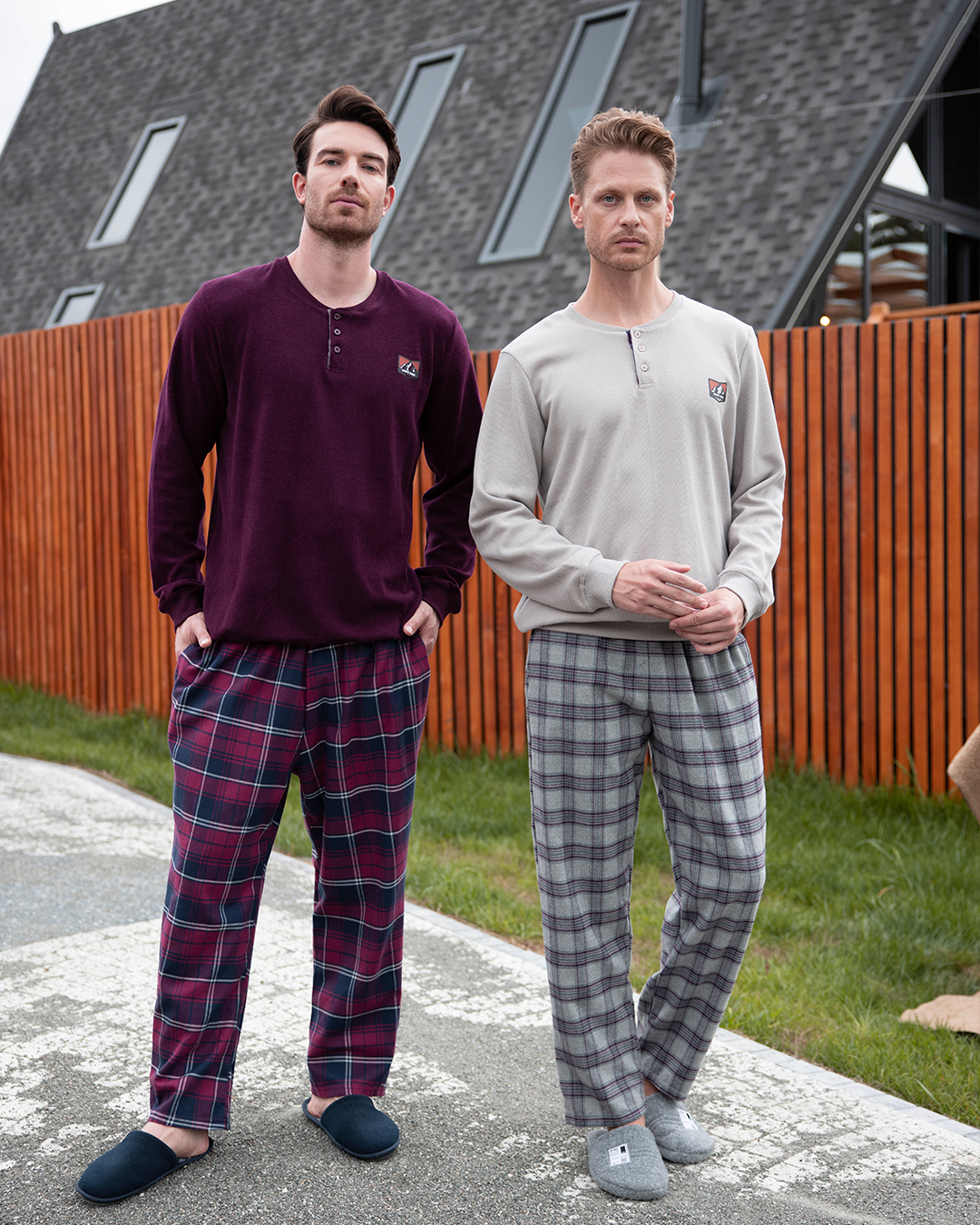 بيجاما رجالي كاشمير Mountain badge