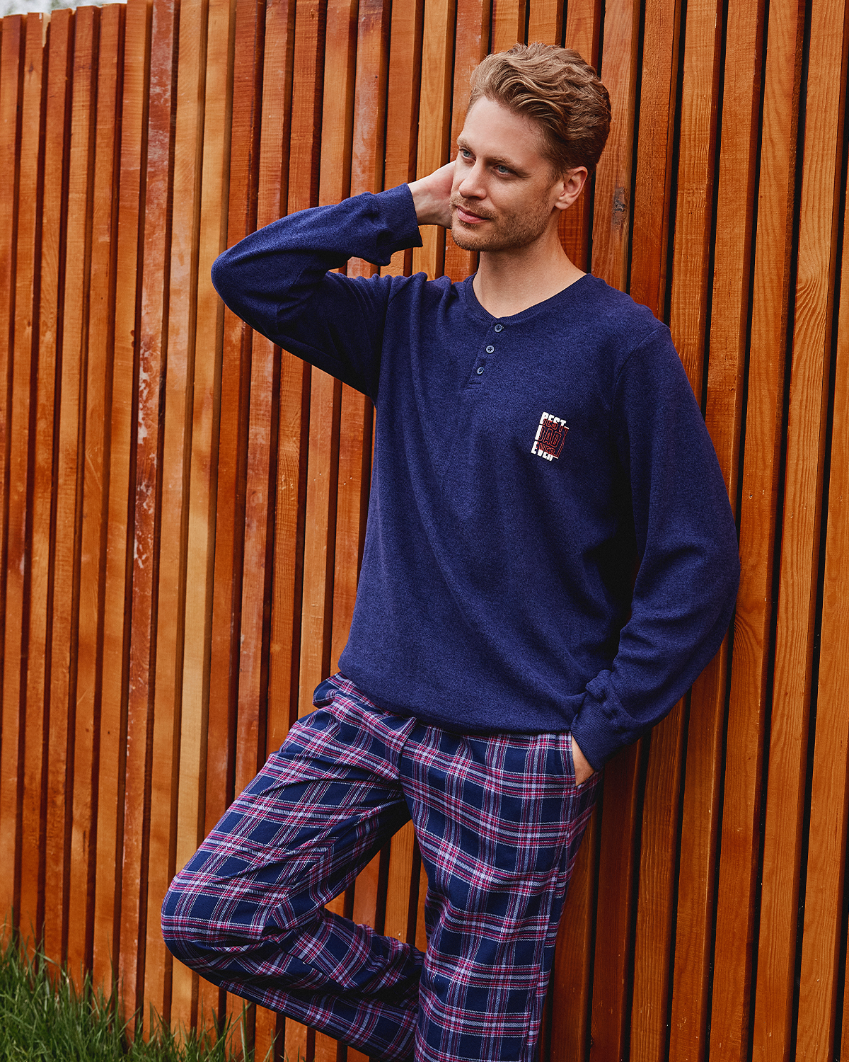 Men's pajamas with cashmere buttons * Viella