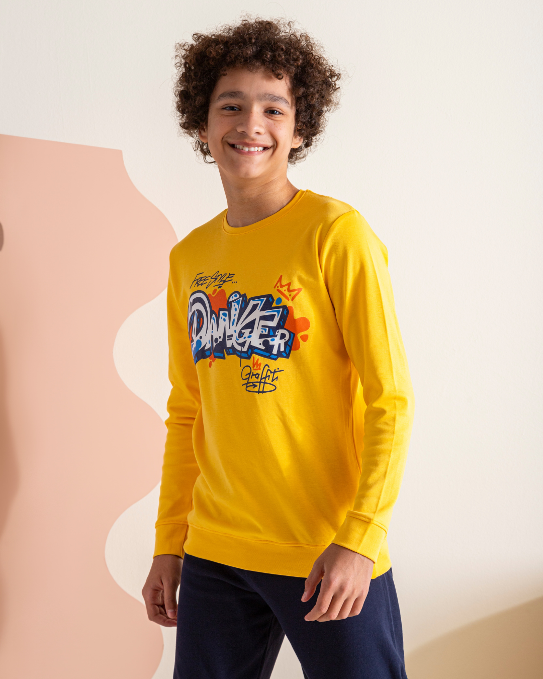 Danger بيجامه اولادي طباعة انترلوك