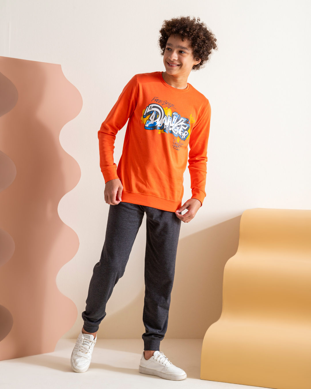 Danger بيجامه اولادي طباعة انترلوك