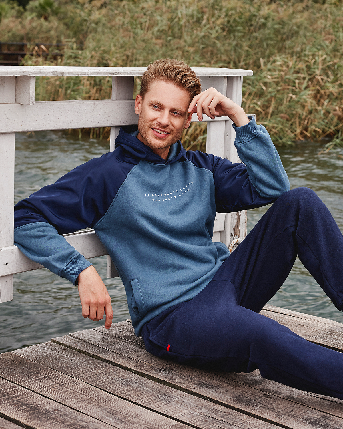 if boys don't learn men won't know بيجاما رجالي ميلتون رياضي