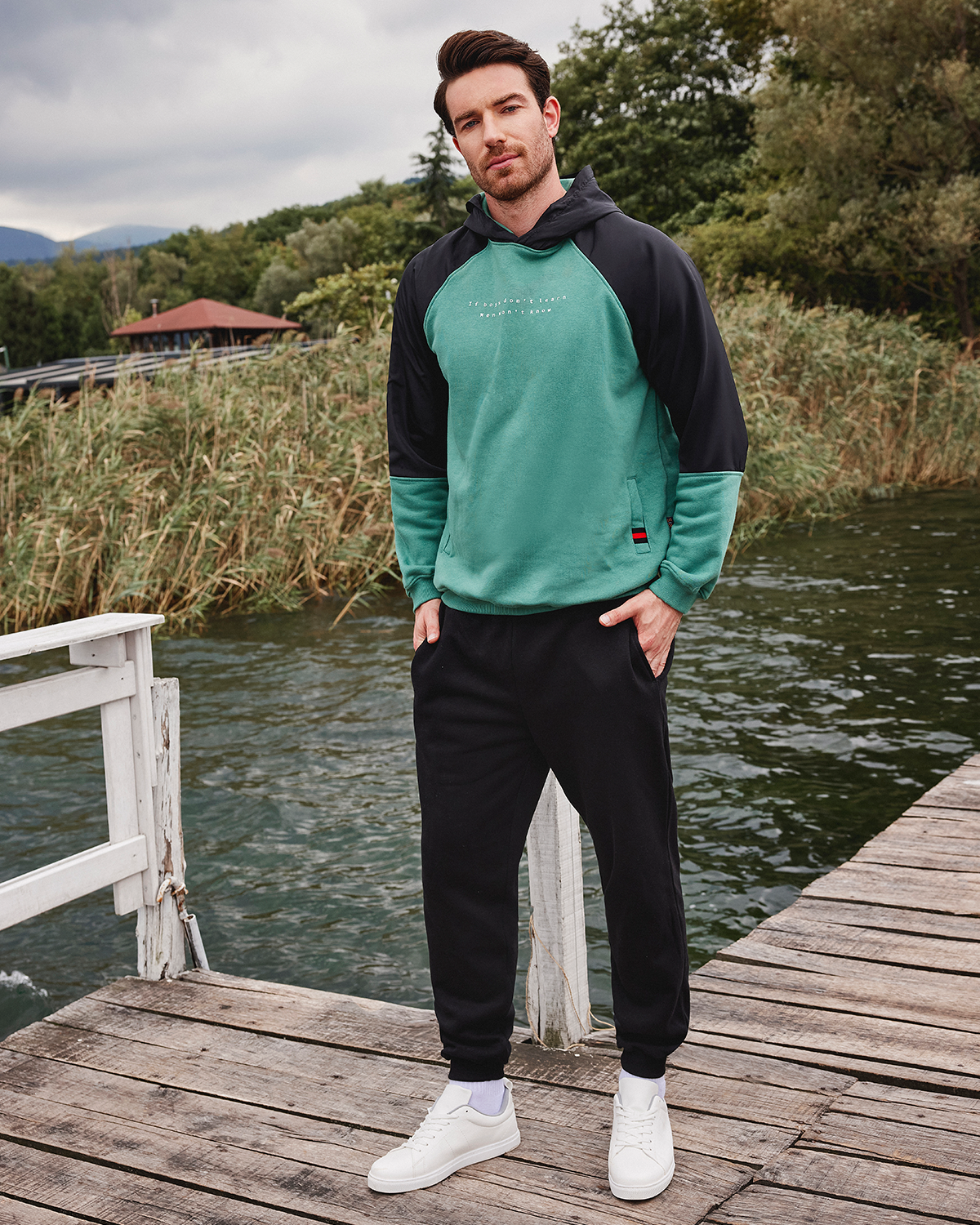 if boys don't learn men won't know بيجاما رجالي ميلتون رياضي