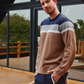 mens Jacquard Melange Stripe sweatshirt* Fleece Pant