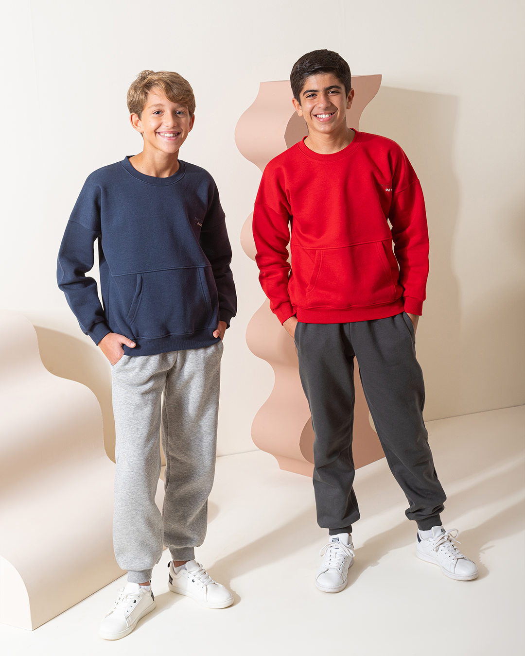 Boys Pajamas mixed fabrics with a print Don't look back