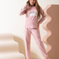 Girls' long sleeve pajamas Fluffy and fancy