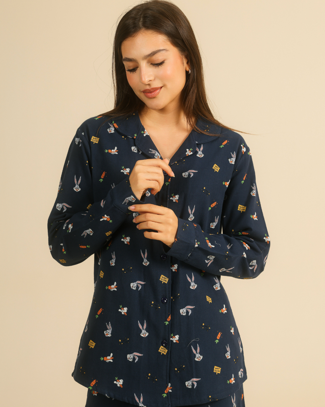 Bugs Bunny button up classic pajama