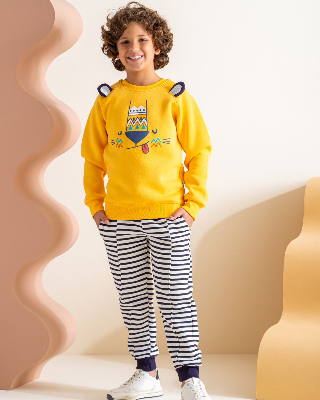 Lion Pajamas for my children, boys, Milton Stripe