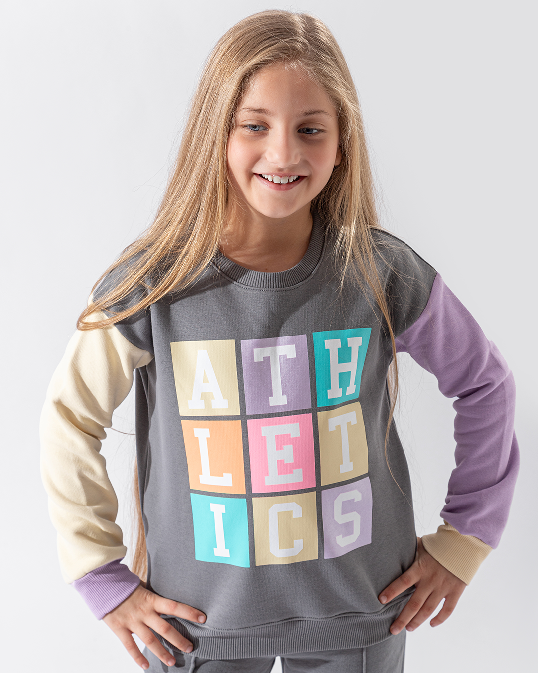 Athelitic Girls' pajamas, medium