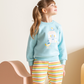 Bird House Children's pajamas for girls Milton plain * Casual Milton stripe