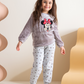 Minnie mouse girls' long sleeve pajamas