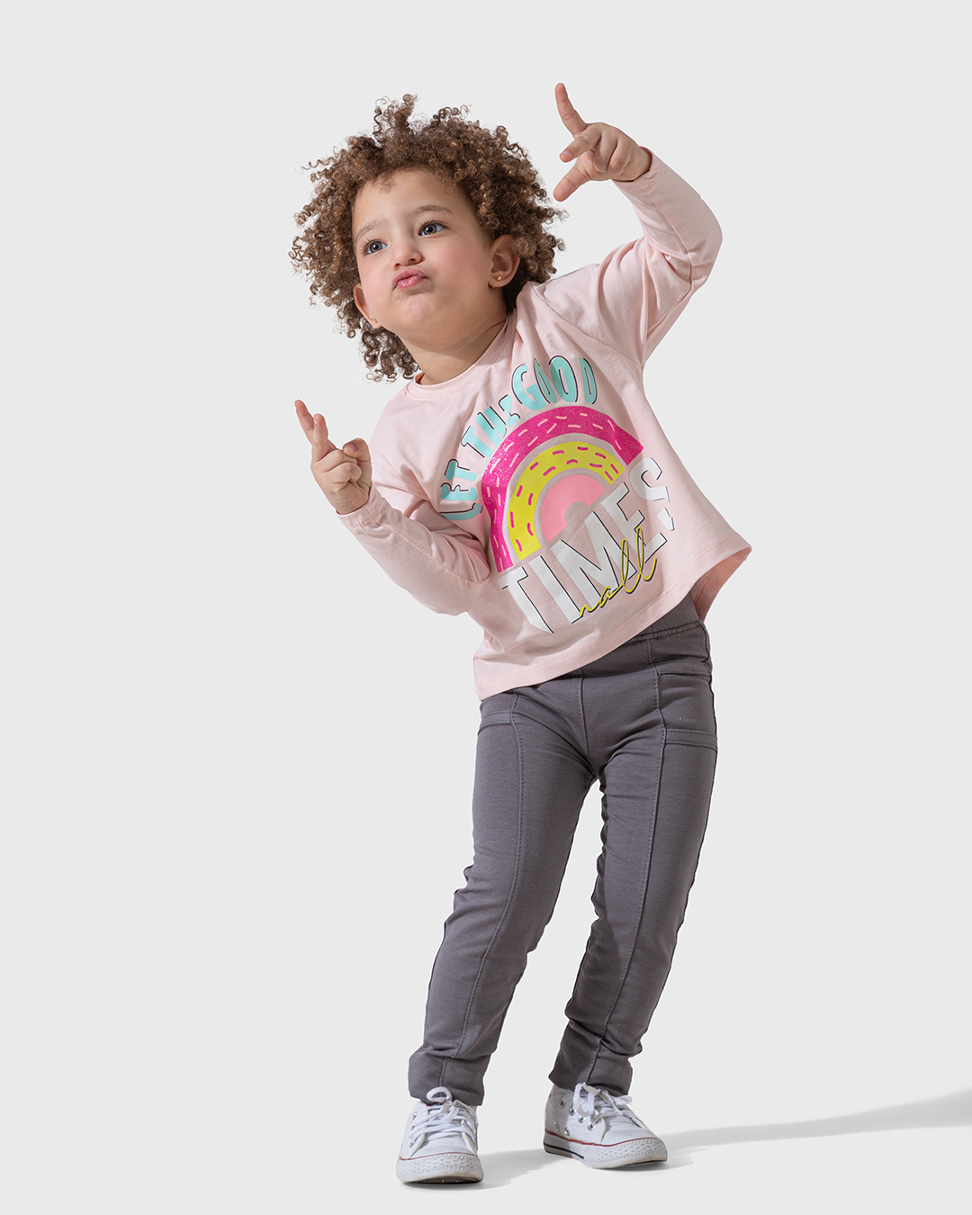 Let The Good Time بيجامه بناتي