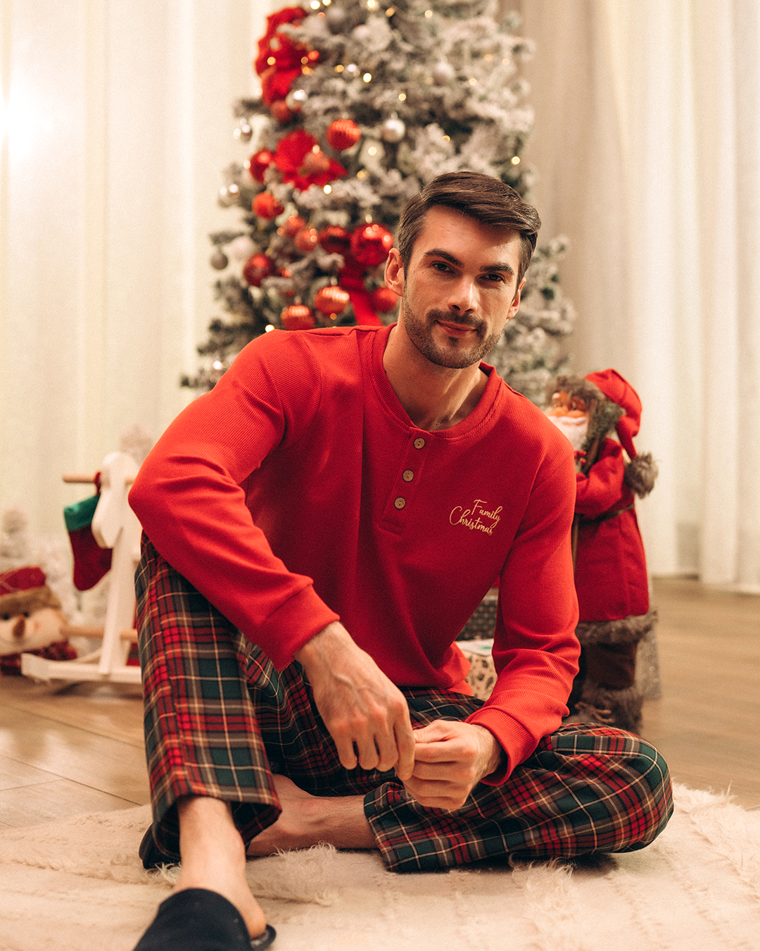 Family Christmas بيجاما رجالي كريسماس