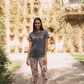 Women's pajamas with floral print