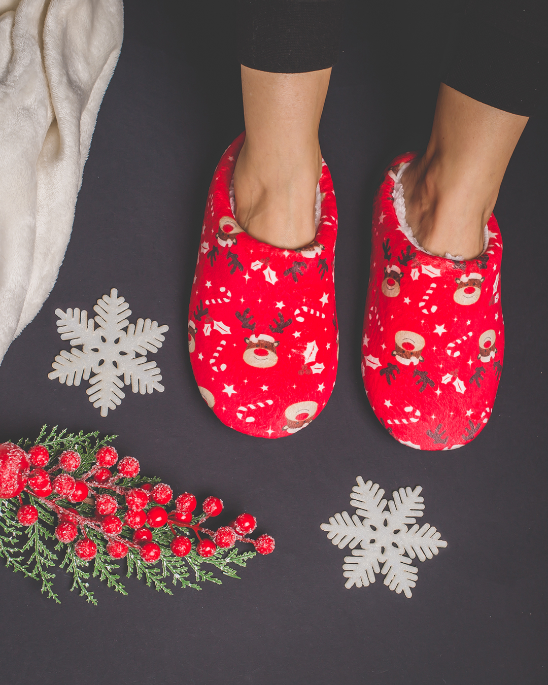 Christmas شبشب اطفال كريسماس