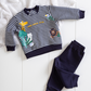 Boys newborn pajama wild little one 